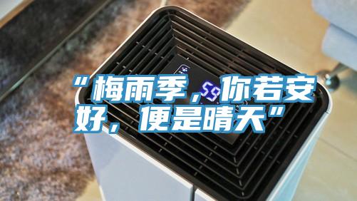 “梅雨季，你若安好，便是晴天”