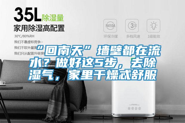 “回南天”墻壁都在流水？做好這5步，去除濕氣，家里干燥忒舒服