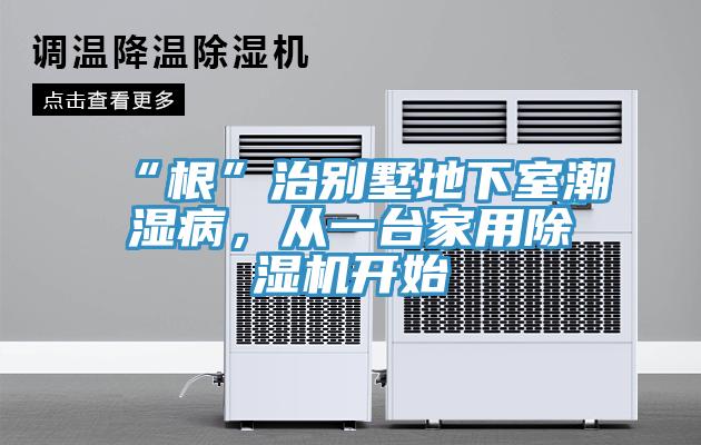 “根”治別墅地下室潮濕病，從一臺家用除濕機開始