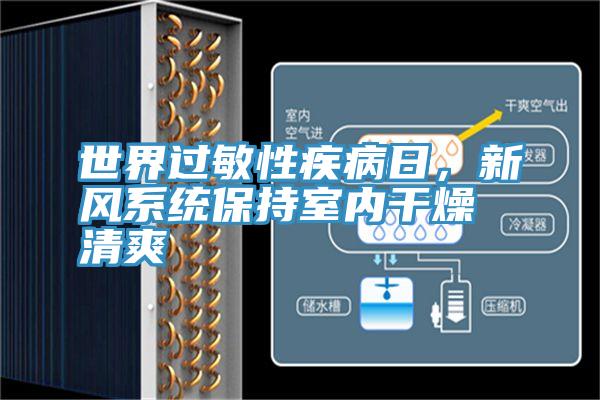 世界過(guò)敏性疾病日，新風(fēng)系統(tǒng)保持室內(nèi)干燥清爽