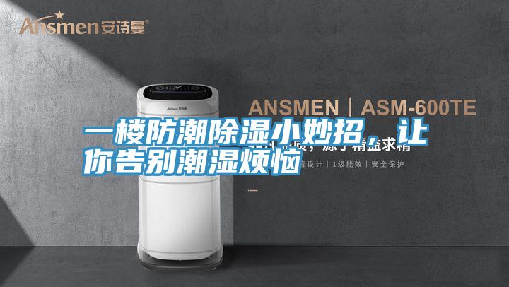 一樓防潮除濕小妙招，讓你告別潮濕煩惱