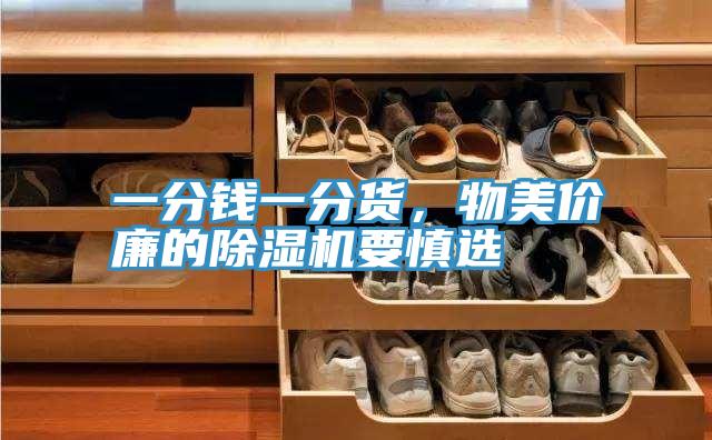 一分錢一分貨，物美價廉的除濕機要慎選