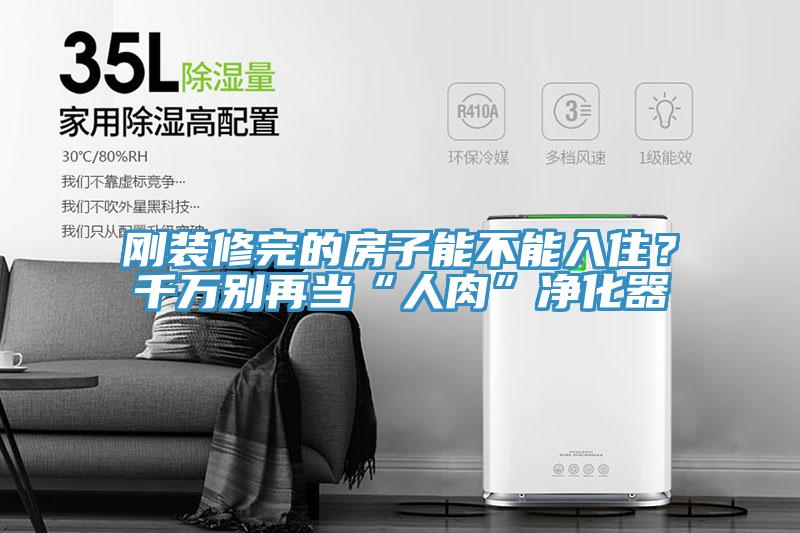 剛裝修完的房子能不能入??？千萬別再當“人肉”凈化器