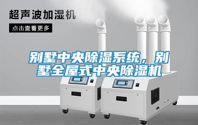別墅中央除濕系統(tǒng)，別墅全屋式中央除濕機(jī)