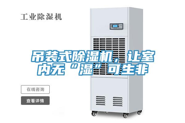 吊裝式除濕機(jī)，讓室內(nèi)無(wú)“濕”可生非
