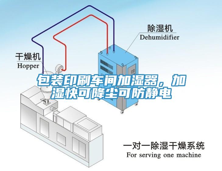 包裝印刷車間加濕器，加濕快可降塵可防靜電