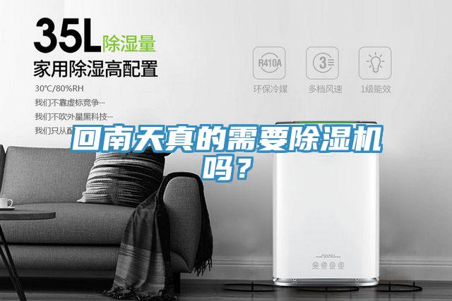 回南天真的需要除濕機嗎？