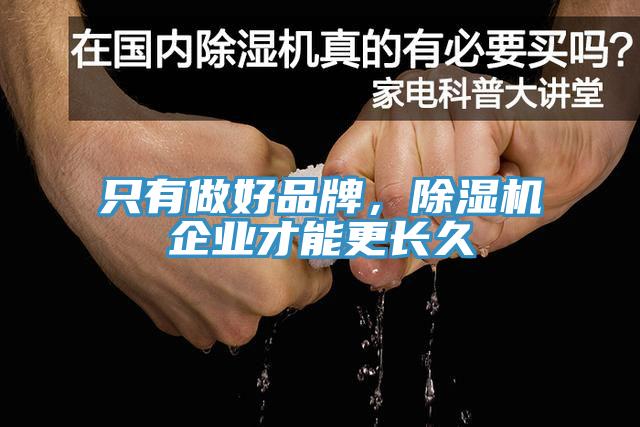 只有做好品牌，除濕機(jī)企業(yè)才能更長久