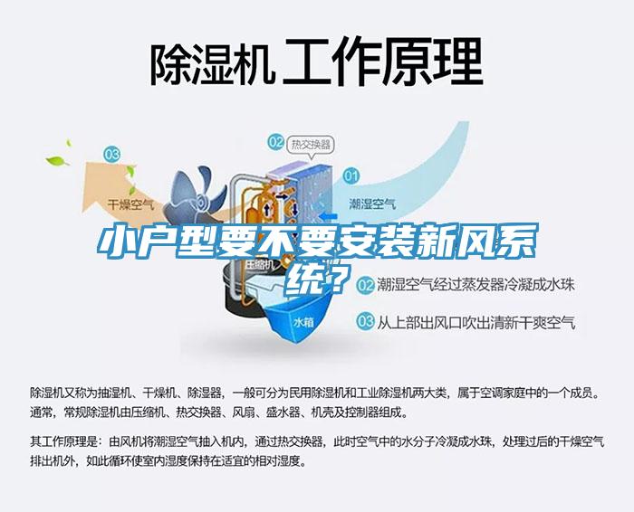 小戶型要不要安裝新風系統(tǒng)？