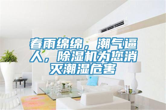 春雨綿綿，潮氣逼人，除濕機為您消滅潮濕危害