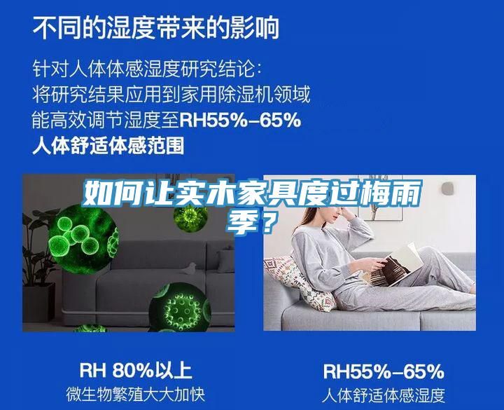 如何讓實木家具度過梅雨季？