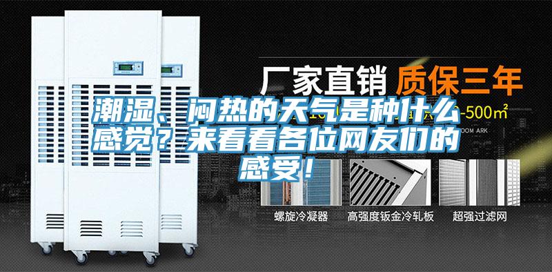 潮濕、悶熱的天氣是種什么感覺(jué)？來(lái)看看各位網(wǎng)友們的感受！