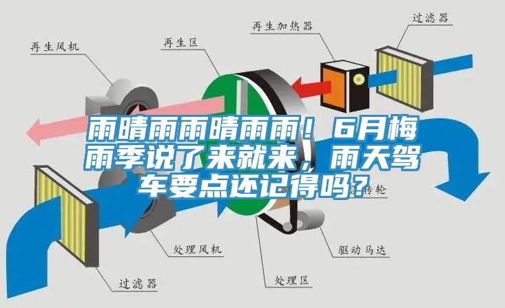 雨晴雨雨晴雨雨！6月梅雨季說了來就來，雨天駕車要點還記得嗎？