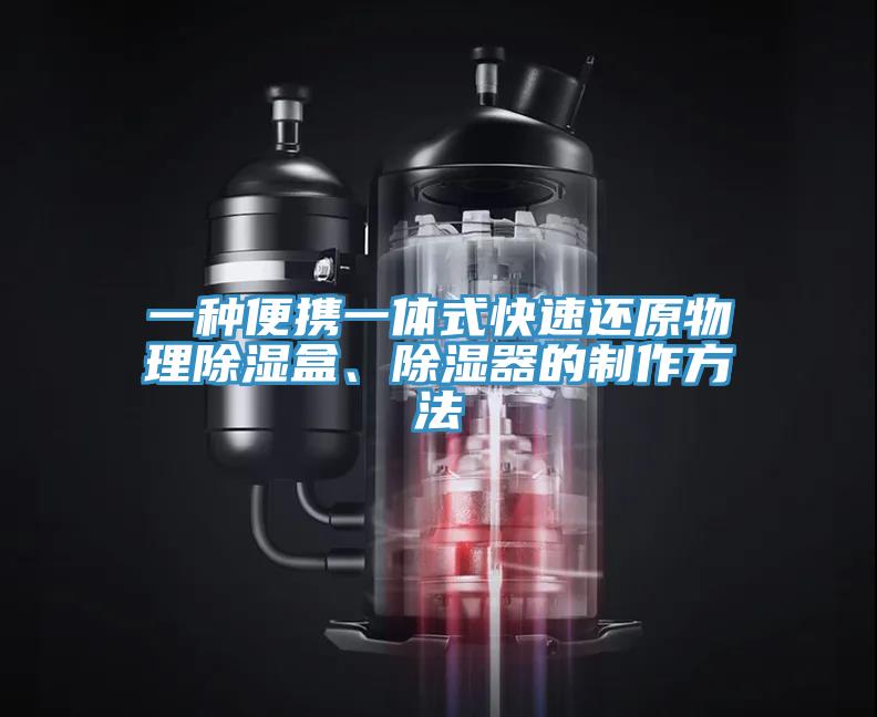 一種便攜一體式快速還原物理除濕盒、除濕器的制作方法