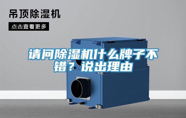 請(qǐng)問除濕機(jī)什么牌子不錯(cuò)？說出理由
