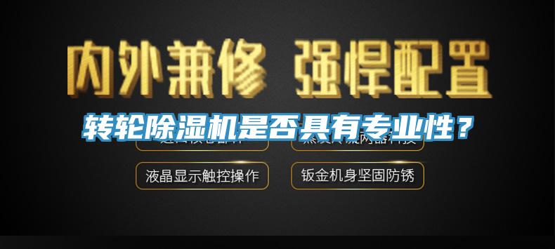 轉(zhuǎn)輪除濕機(jī)是否具有專業(yè)性？