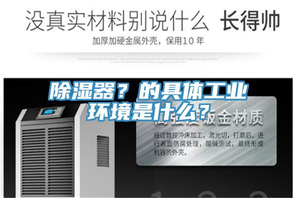 除濕器？的具體工業(yè)環(huán)境是什么？
