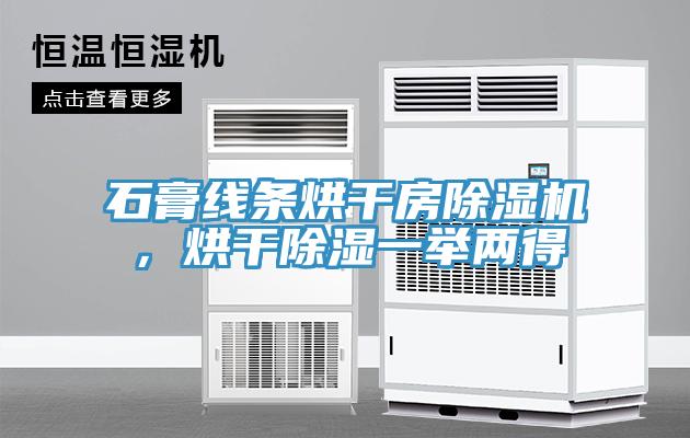 石膏線條烘干房除濕機，烘干除濕一舉兩得