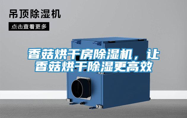 香菇烘干房除濕機(jī)，讓香菇烘干除濕更高效