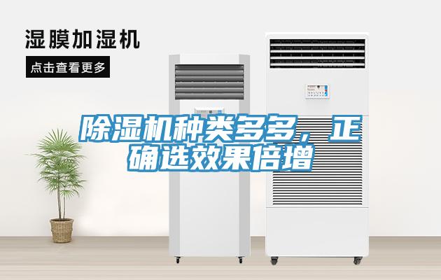 除濕機(jī)種類多多，正確選效果倍增