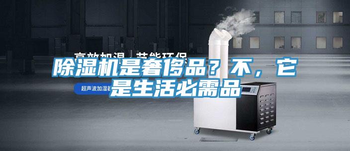 除濕機(jī)是奢侈品？不，它是生活必需品