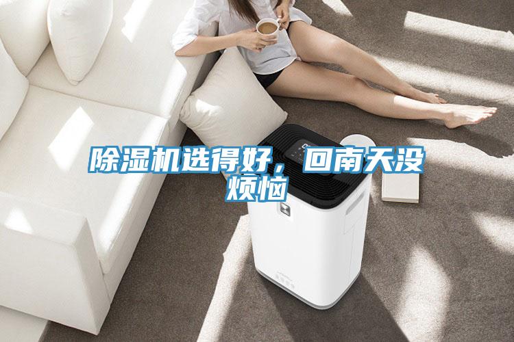 除濕機(jī)選得好，回南天沒煩惱