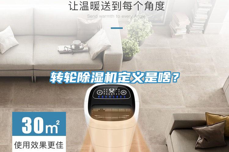 轉(zhuǎn)輪除濕機定義是啥？