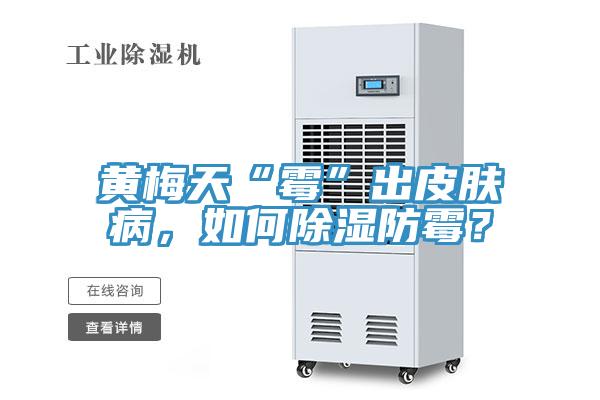 黃梅天“霉”出皮膚病，如何除濕防霉？