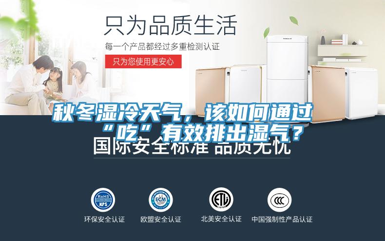 秋冬濕冷天氣，該如何通過“吃”有效排出濕氣？