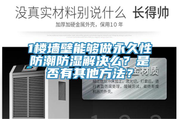 1樓墻壁能夠做永久性防潮防濕解決么？是否有其他方法？
