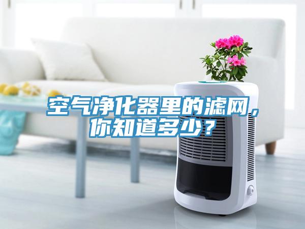 空氣凈化器里的濾網(wǎng)，你知道多少？