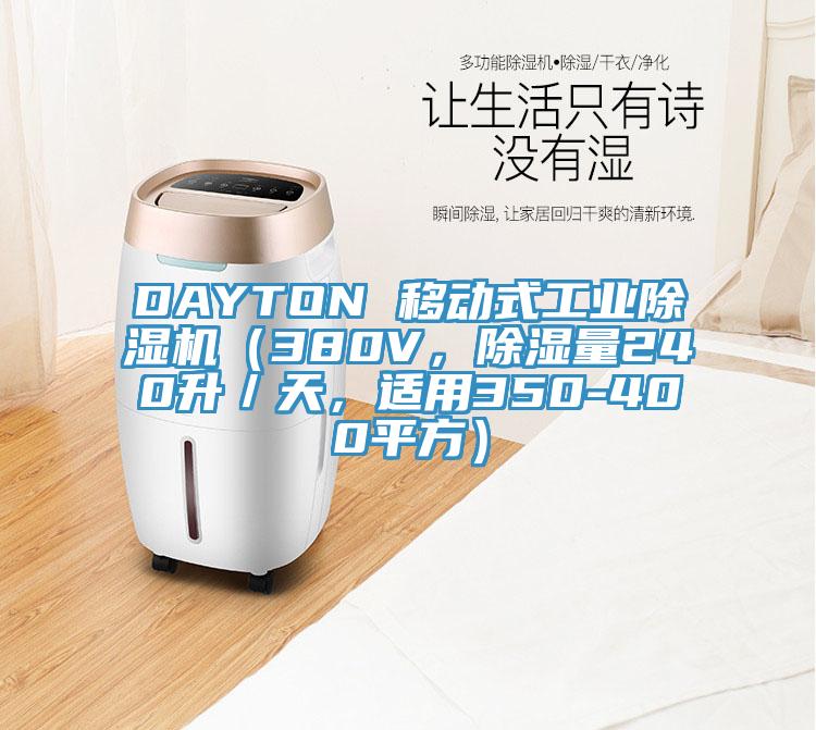 DAYTON 移動(dòng)式工業(yè)除濕機(jī)（380V，除濕量240升／天，適用350-400平方）