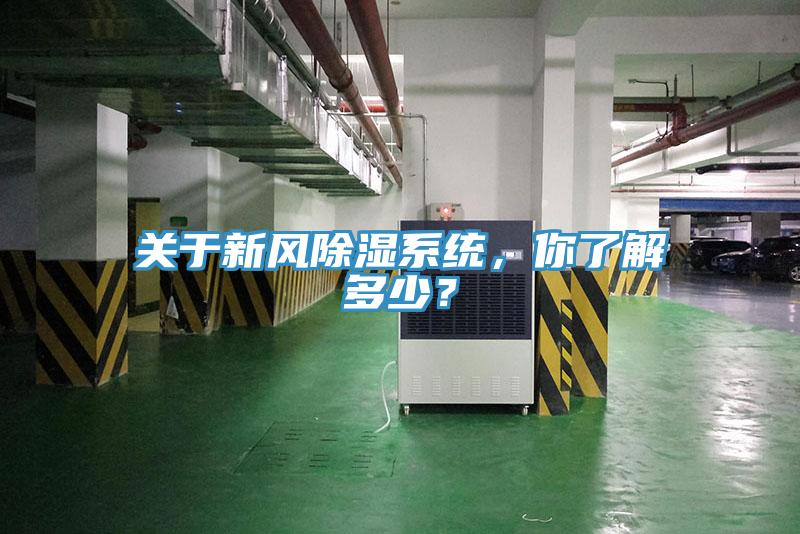關于新風除濕系統(tǒng)，你了解多少？