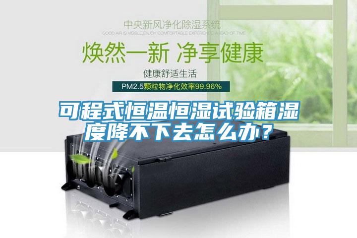 可程式恒溫恒濕試驗(yàn)箱濕度降不下去怎么辦？