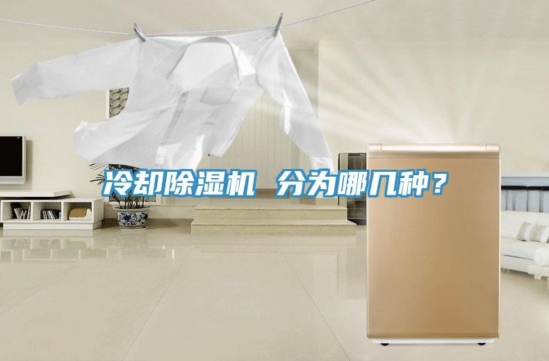 冷卻除濕機 分為哪幾種？