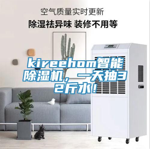 kireehom智能除濕機，一天抽32斤水！