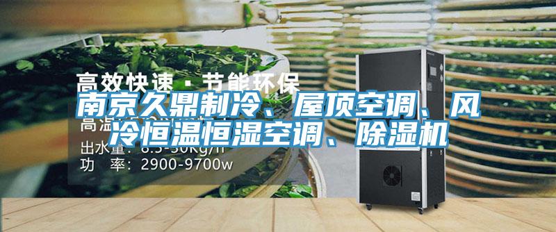 南京久鼎制冷、屋頂空調(diào)、風(fēng)冷恒溫恒濕空調(diào)、除濕機(jī)