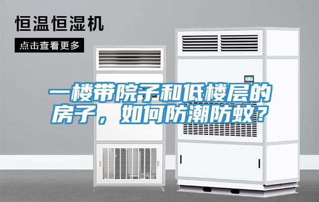 一樓帶院子和低樓層的房子，如何防潮防蚊？