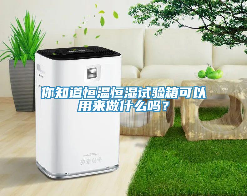 你知道恒溫恒濕試驗(yàn)箱可以用來做什么嗎？