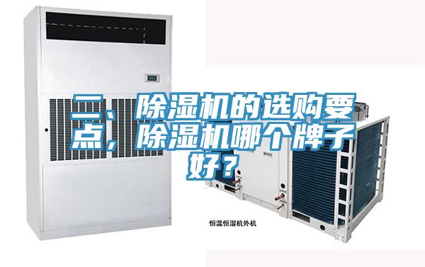 二、除濕機(jī)的選購(gòu)要點(diǎn)，除濕機(jī)哪個(gè)牌子好？