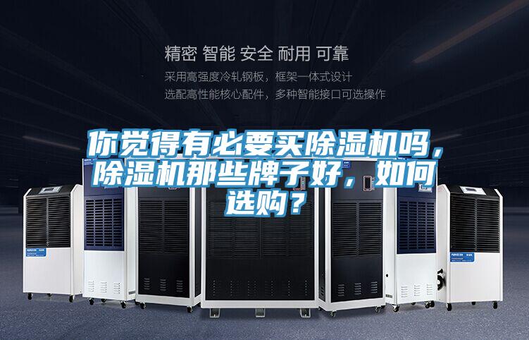 你覺得有必要買除濕機嗎，除濕機那些牌子好，如何選購？