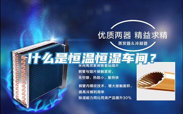 什么是恒溫恒濕車間？
