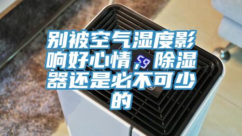 別被空氣濕度影響好心情，除濕器還是必不可少的