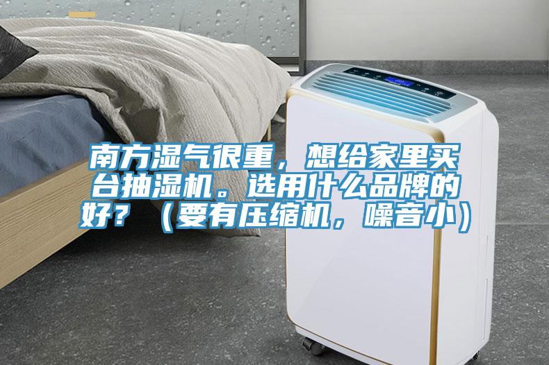 南方濕氣很重，想給家里買臺抽濕機。選用什么品牌的好？（要有壓縮機，噪音小）