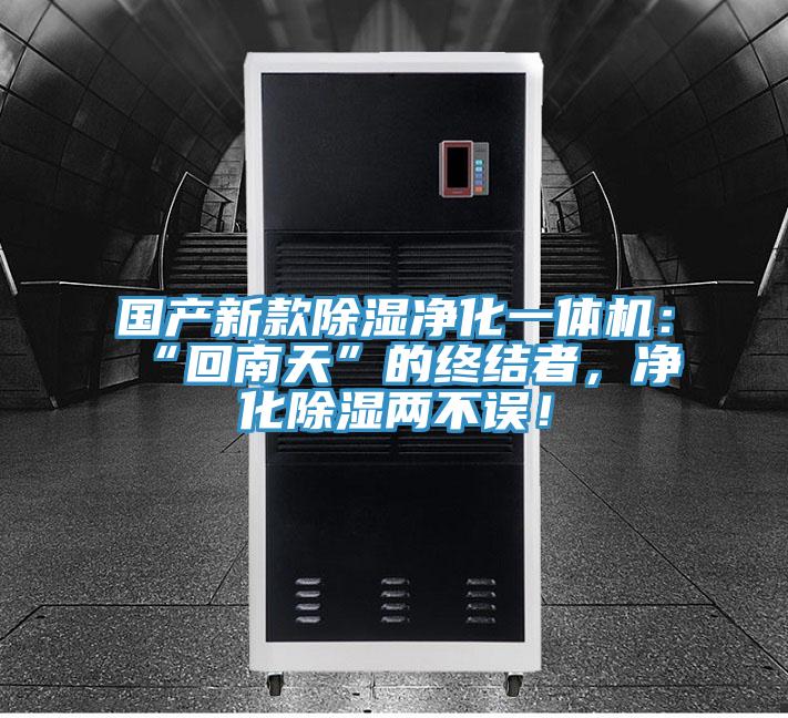 國產(chǎn)新款除濕凈化一體機(jī)：“回南天”的終結(jié)者，凈化除濕兩不誤！