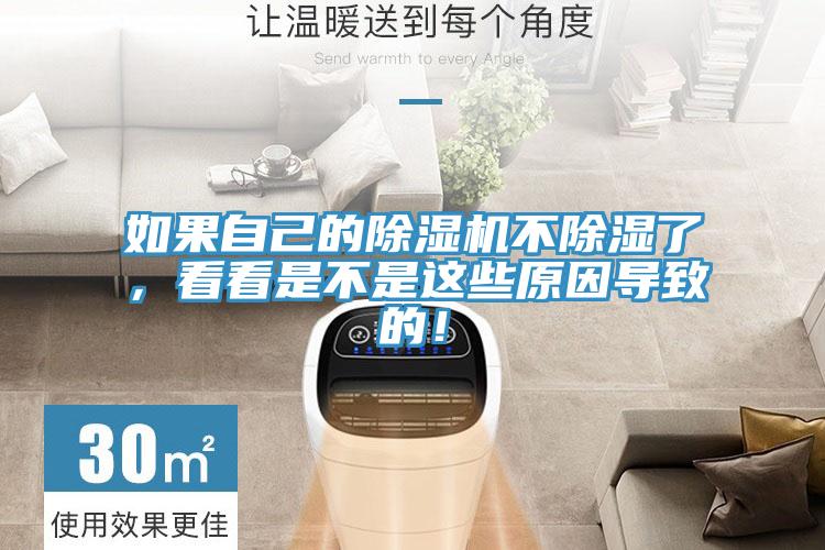 如果自己的除濕機(jī)不除濕了，看看是不是這些原因?qū)е碌模?></div>
								<div   id=