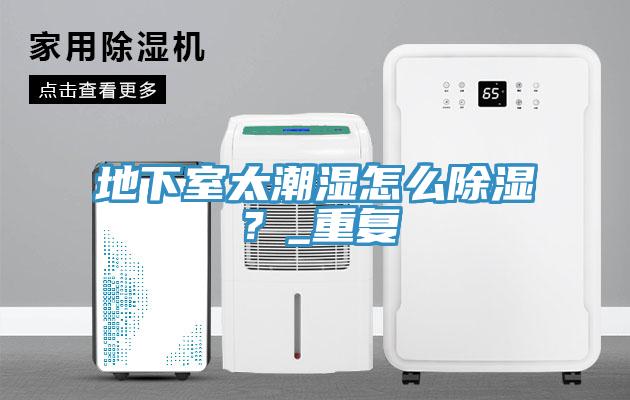 地下室太潮濕怎么除濕？_重復(fù)