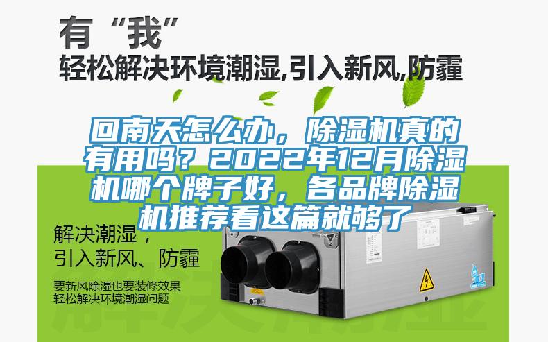 回南天怎么辦，除濕機(jī)真的有用嗎？2022年12月除濕機(jī)哪個(gè)牌子好，各品牌除濕機(jī)推薦看這篇就夠了