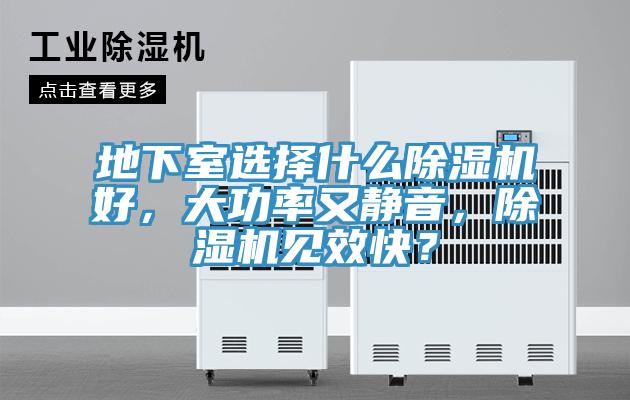 地下室選擇什么除濕機(jī)好，大功率又靜音，除濕機(jī)見效快？