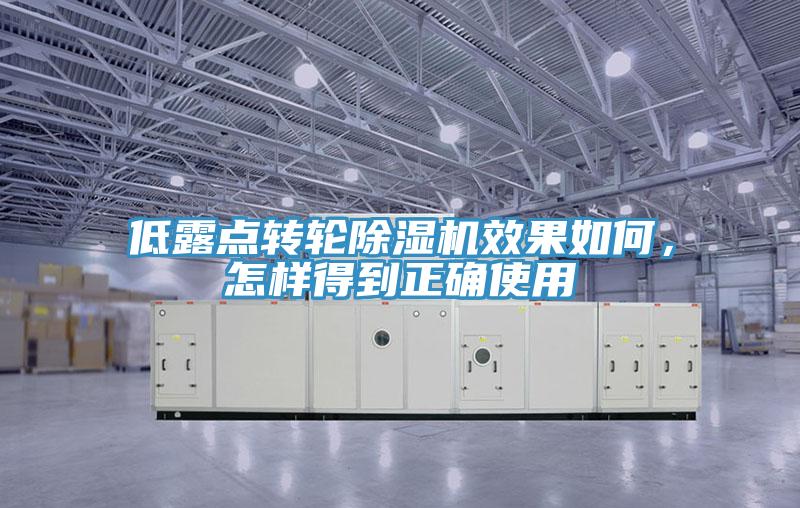 低露點(diǎn)轉(zhuǎn)輪除濕機(jī)效果如何，怎樣得到正確使用